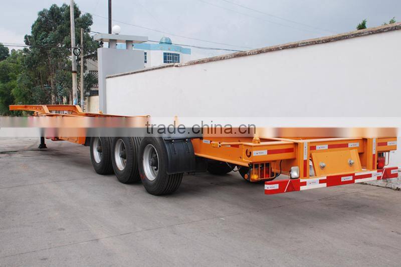 china manufacturer supply skeleton semi trailer with high quality