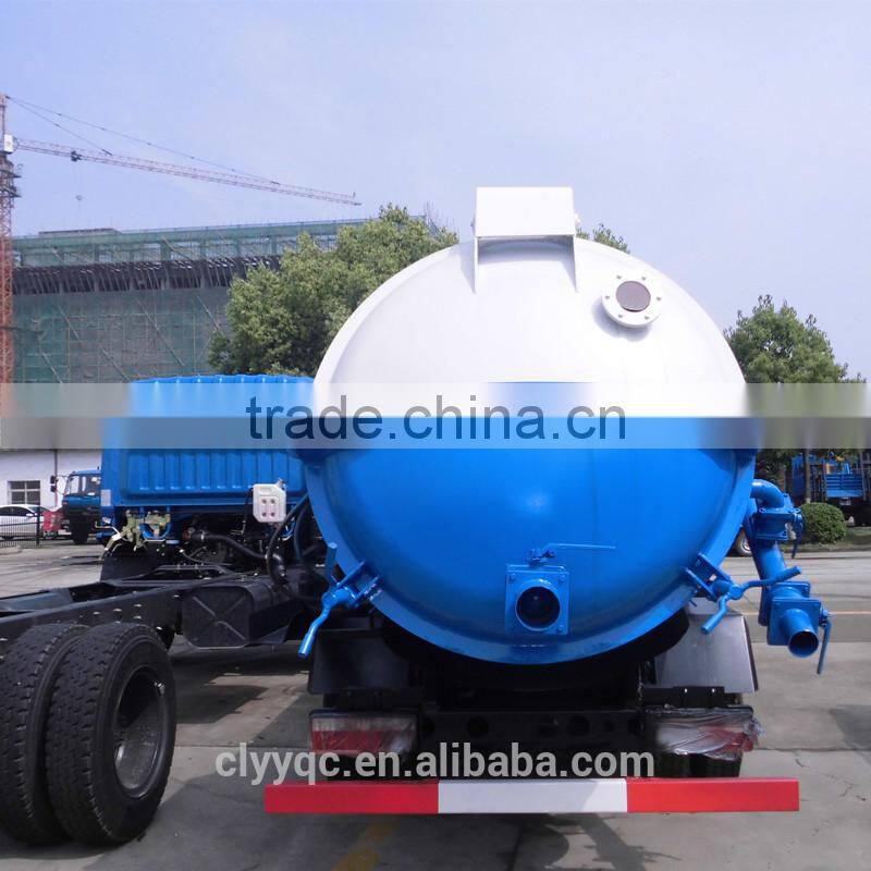 DFAC 4X2 sewage suction tanker truck 5000litre cleaning sewage suction truck for sale