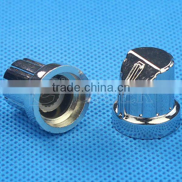 18teeth chrome plated aluminum potentiometer knob