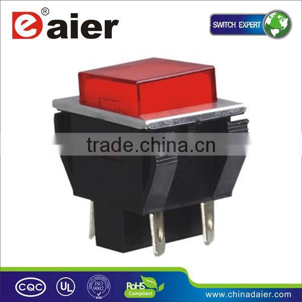 KD4-21 ON-OFF 15A 250VAC DPST 4P push button switch