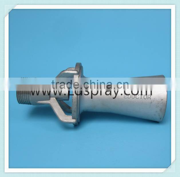 Stainless steel mixing eductor nozzle for steam heating processes in water tanks