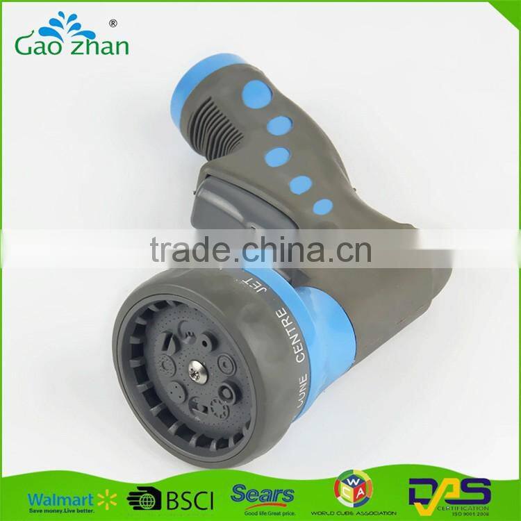 2016 plastic 9 function Euro standard fitting hand car wash gun