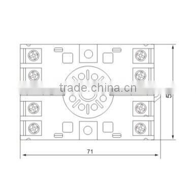 Relay Socket,Relay P2CF08