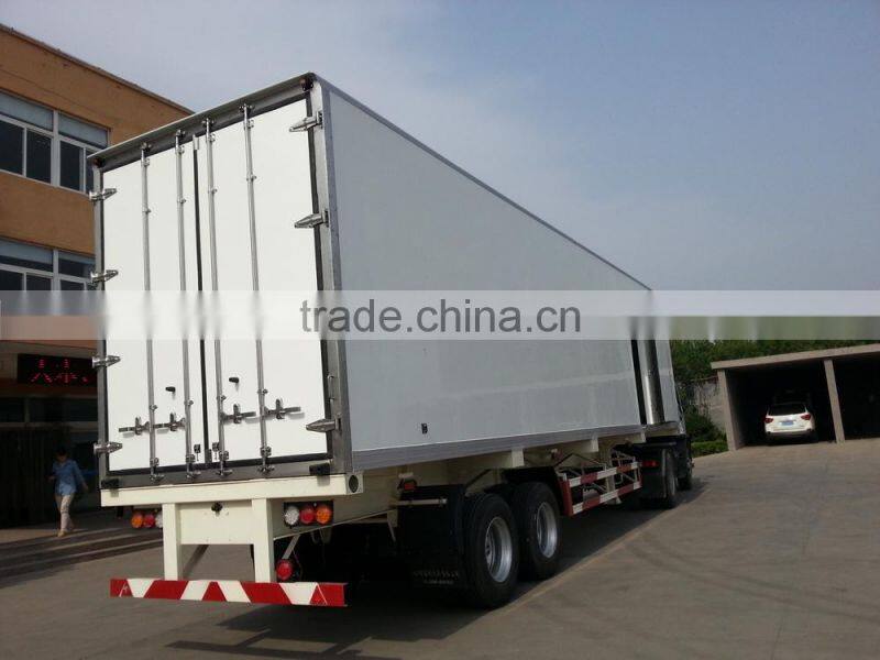 2015 hot-sale 50tons Refrigerated Semi Trailer Semi-Trailer for Sale insulation box/refrigerated trailer