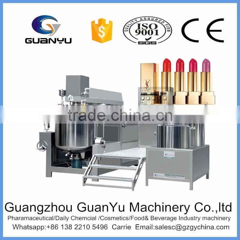 electric heated jacket stainless steel vacuum mixer for cosmetics emulsifying and homogenizing