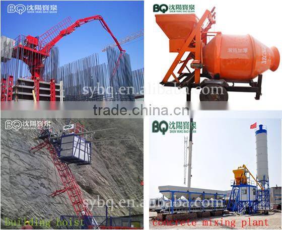 Good quality QTZ900B stationary type tower crane