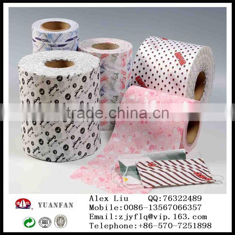 Custom all kinds of color and pattern of the printing non-woven fabric