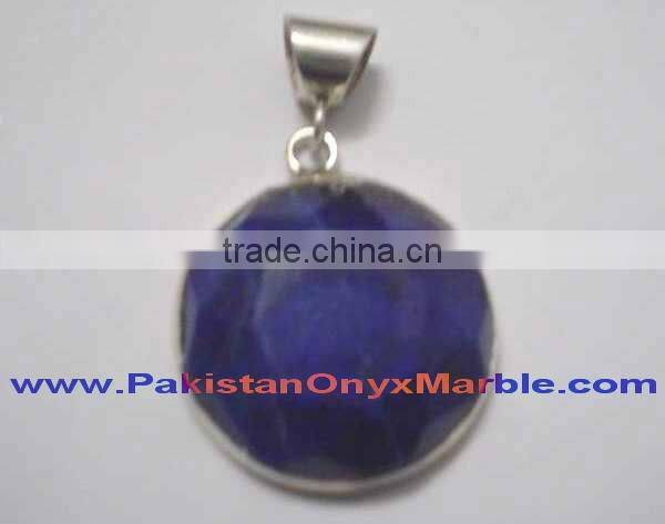 STERLING SILVER PENDANTS LAPIS LAZULI JEWELRY