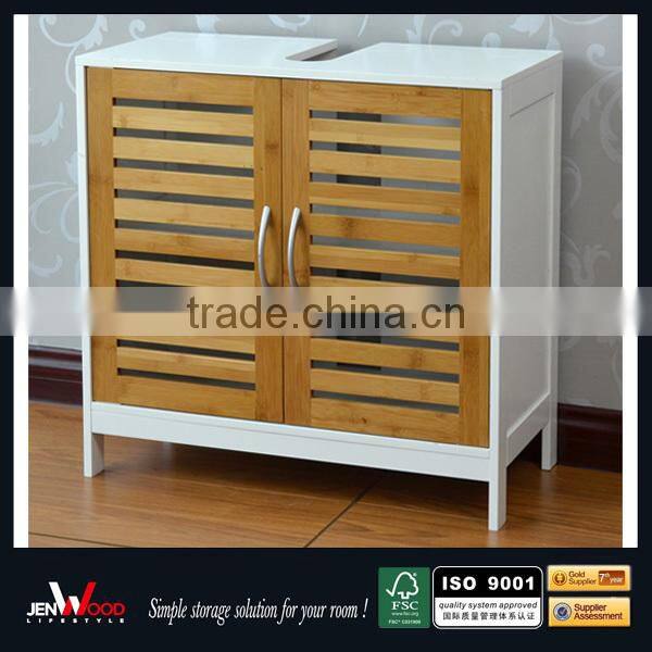 China Supplier hot sale and cheaper wholesale Double Sink Floating Bathroom Cabinet