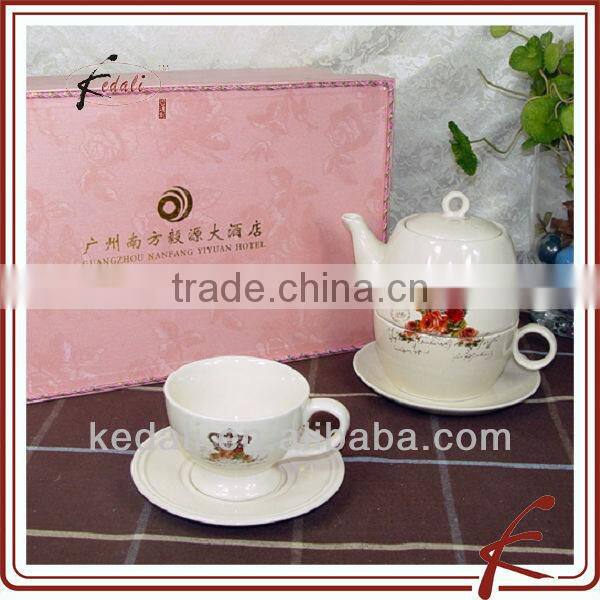 Decal Tea Pot For One&Chicken