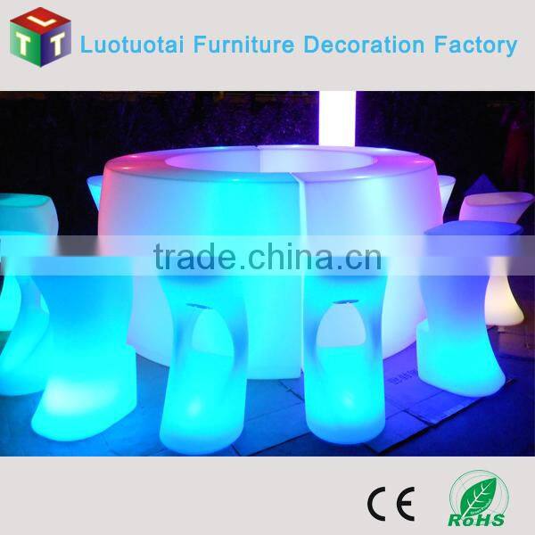 Hot Sale Rechargeable Color Changing LED Bar Chair