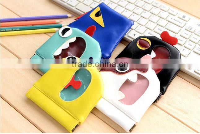 Q1105 Cute little monster zero travel wallet