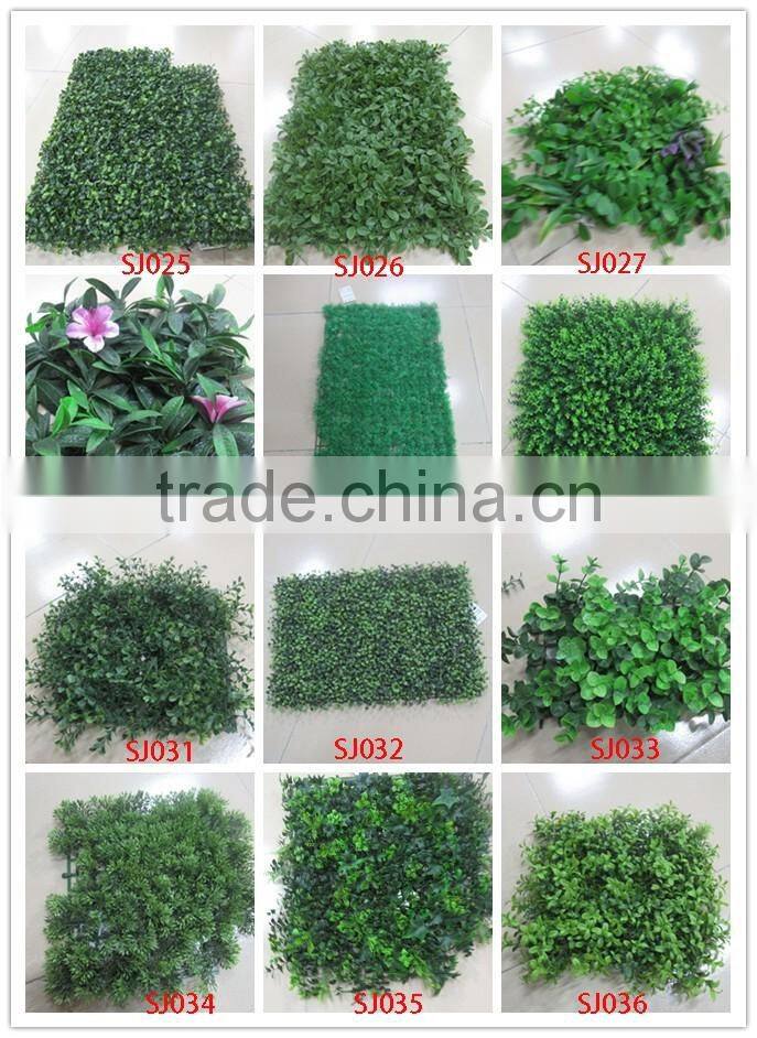 SJ11301208 Landscaping decorative ivy grass leaf fence/boxwood grass mat