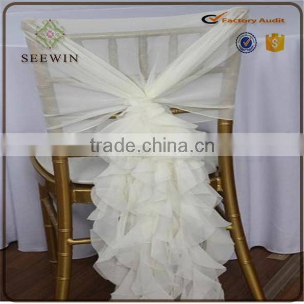 Beautiful Sequin chair cover chair sash for wedding