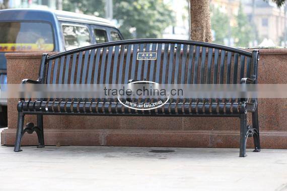 2017 Outdoor furniture cast iron park bench