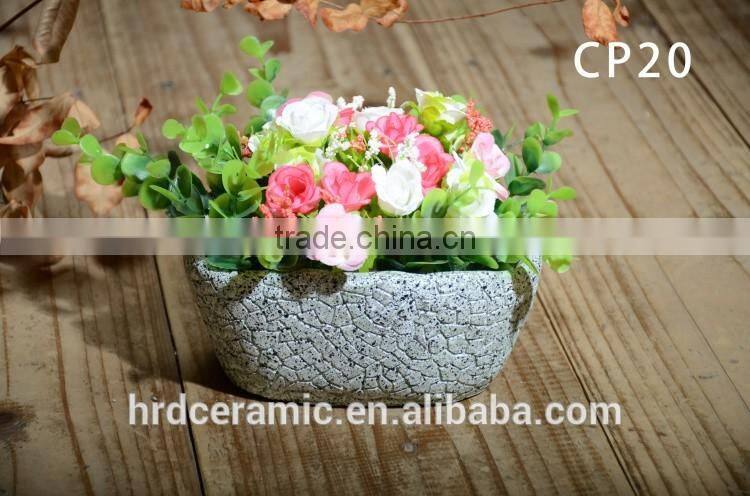 Cement public flowerpot,outdoor garden flowerpot