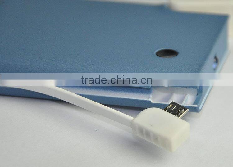 high quality super slim 5500mah external battery charger