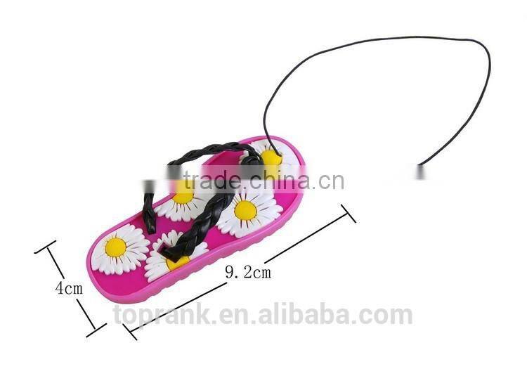 TOPRANK AUTO GEL AIR FRESHENER BEACH SLIPPER DESIGN HANGING CAR AIR FRESHENER
