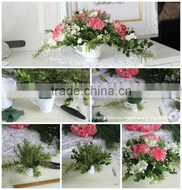 Green wet floral foam for Christmas decoration