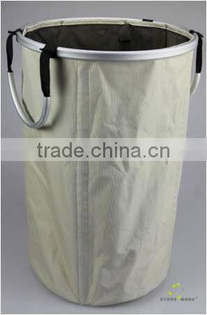 Portable Round Wholesale Laundry Baskets,Two Iron Handles