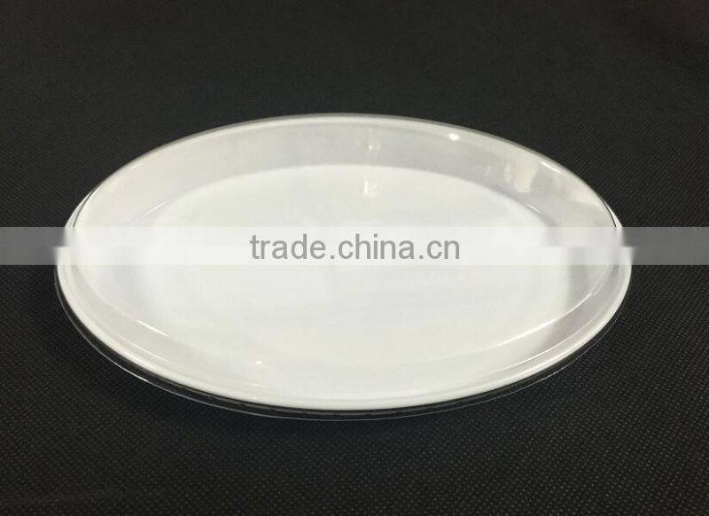 Plastic Dome Lid for Plate, Large Clear Dome Lid, Disposable Dome Lid