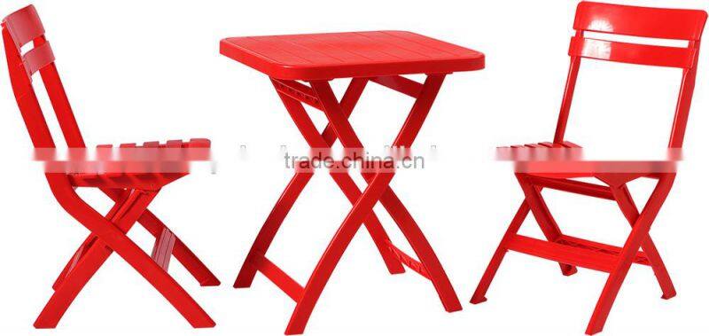 plastic foldable outdoor chair with iron feet