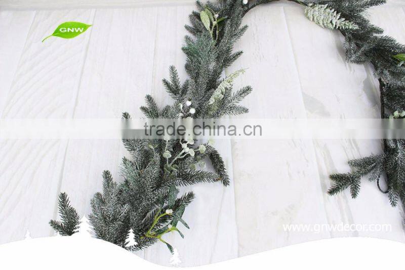 GNW CHGR-1607010 High quality Cheap PVC snowing christmas garland