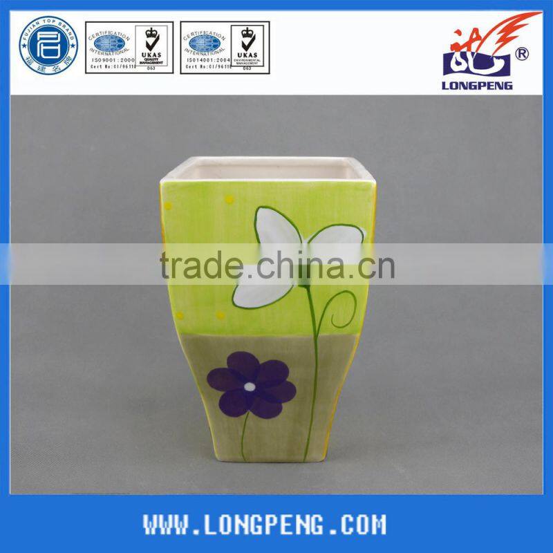 Outdoor Coloured Ceramic Plant Pots