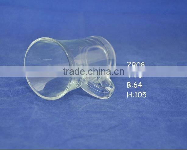 Hot deals heat resistant borosilicate glass coffee mug with handle