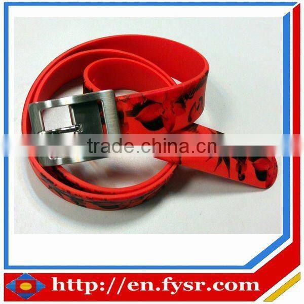 Screening printing silicone belt
