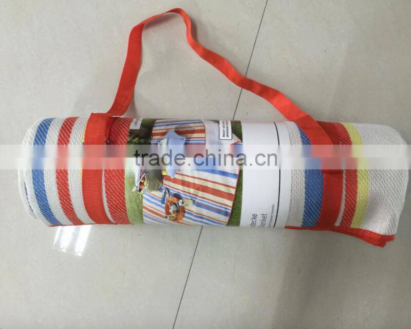 Outdoor Camping Beach Protable Multicolor Waterproof Picnic Mat pocket blanket