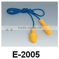Noise reduction silicone rubber earplugs