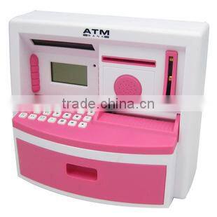 2015 new hot icti atm bank toy trendy gift colourful intellectual mini ATM Teller machine toy for children from china