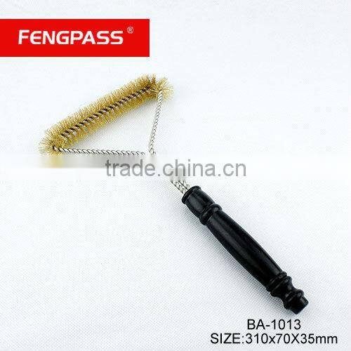 Hot sell stainless steel BBQ brush with plastic handle