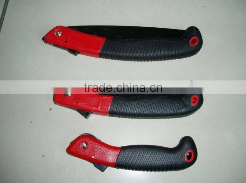 pocket folding saw with plastic handle
