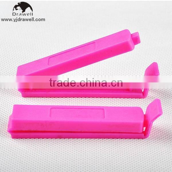 MC-0264 Home Kitchen Colorful Food Plastic Bag Clamps