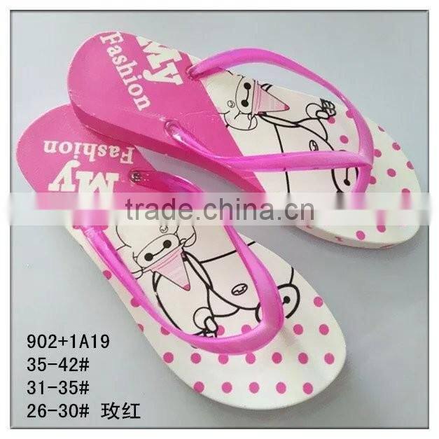 2016 new design slipper for girls