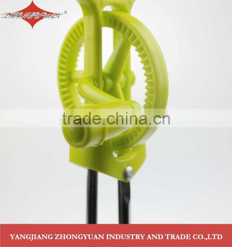 16' Classic Rotary stainless steel egg beater with green pp handle