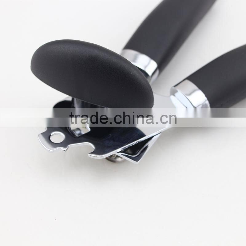 High Quality Multi Stainless Steel Can Opener with Black Handle