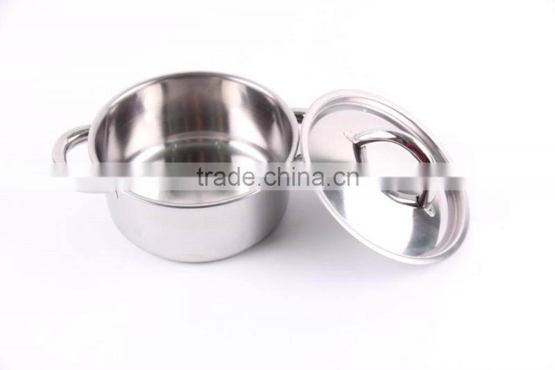 Hot Selling Tall Metal Stainless Steel Soup Pan Sause Pot