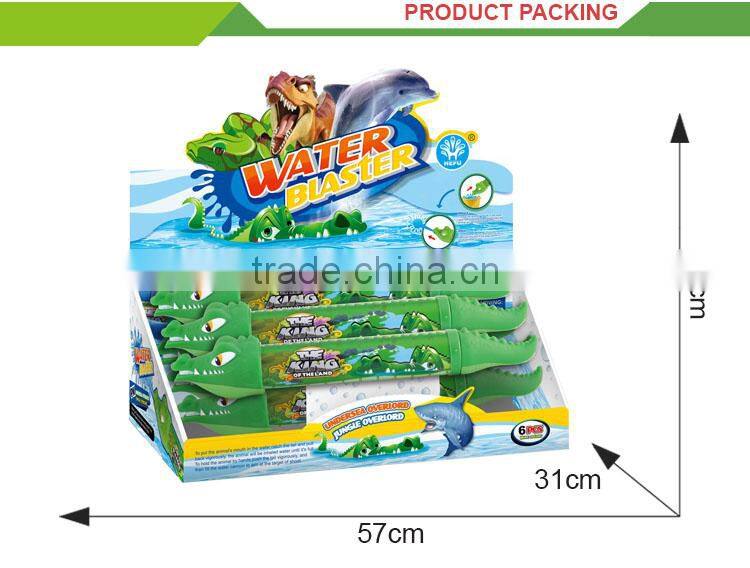 Kids water gun toy thailand big plastic crocodile toy