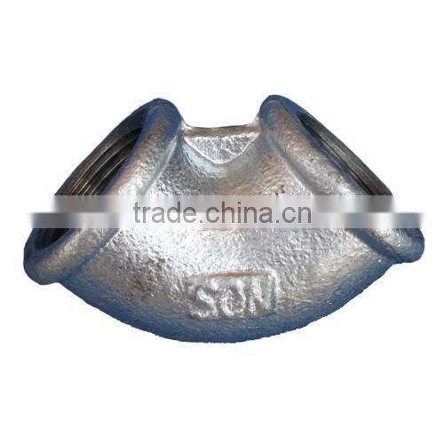 "SON" brand gi malleable iron pipe fittings elbow /tee/socket/cross/nipple