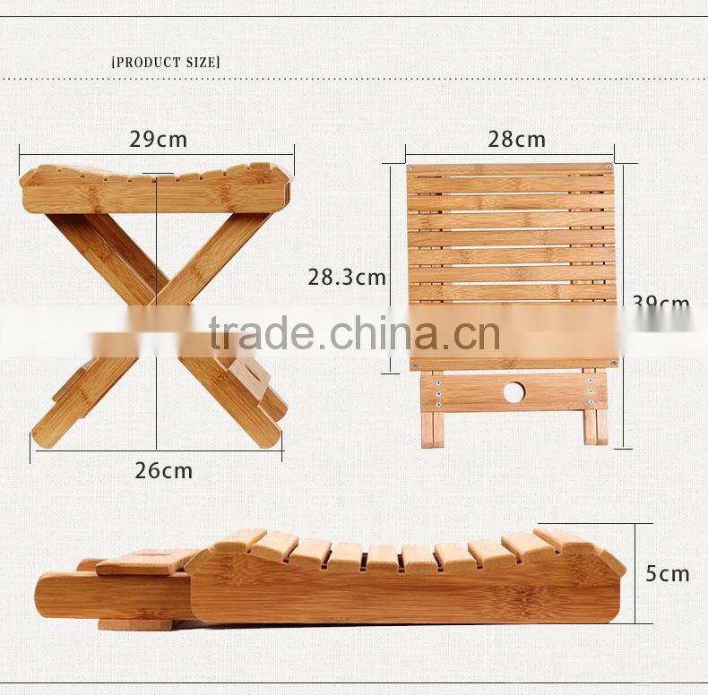 wholesale small folding bamboo chair for sale