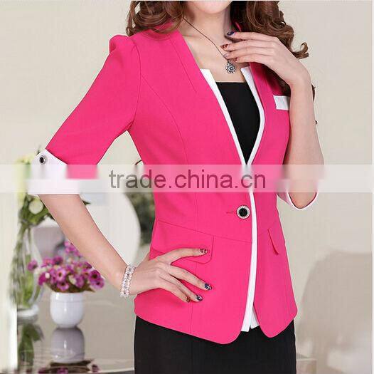 The latest body-con women blazer suit