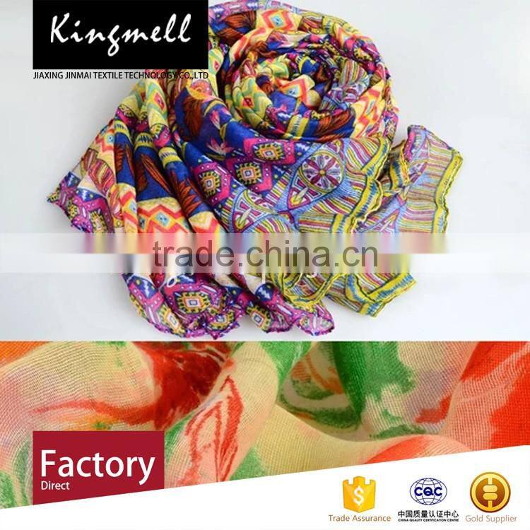 No MOQ Custom-made digital printing scarves shawls
