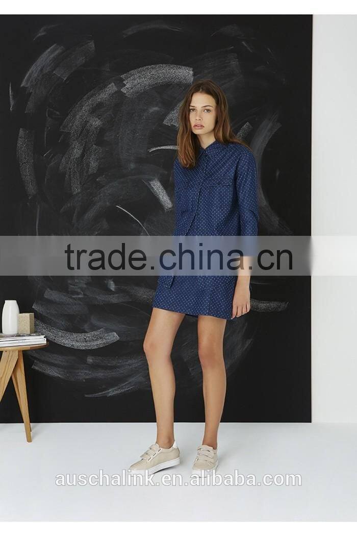 hot sale ladies classic button up casual dance shirt cheap price