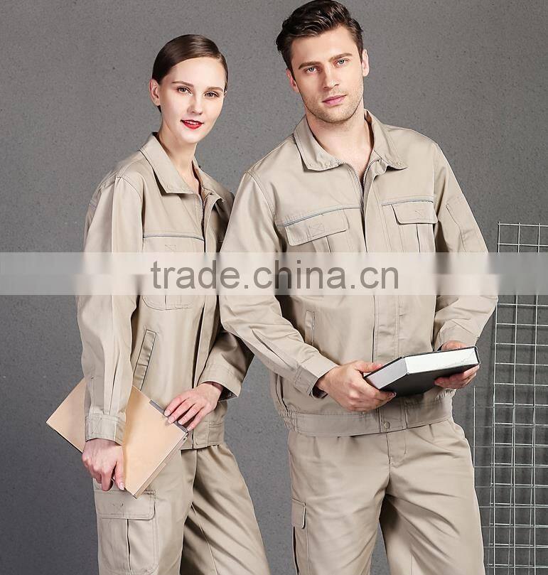 high quality 100% cotton/cotton poly blended worker uniform