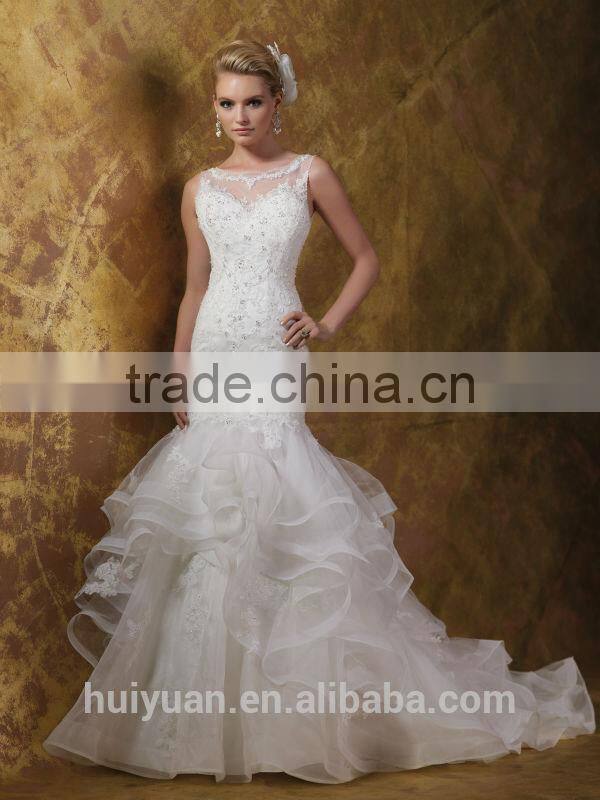 hot sexy off shoulder mermaid lace wedding dresses high neck