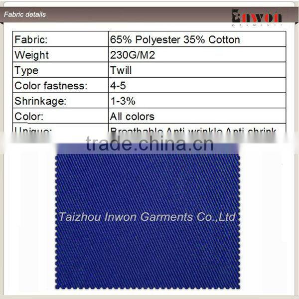 Breathable Cotton Coverall With Reflective Tape