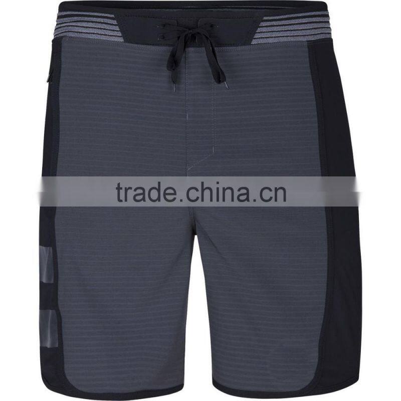 Hyperweave Waistband Man Swim Pant Stretch Side Panels Board Shorts Quick-Drying Breathable Fabric Recycled Materials
